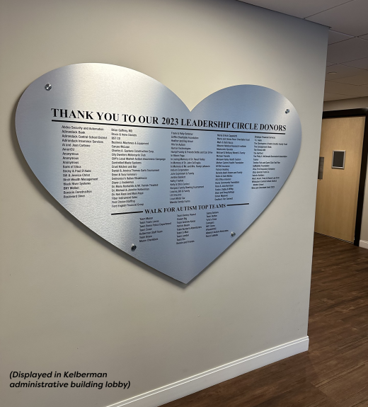 14 2023 leadership heart plaque